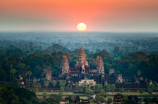 Sunrise over Ankor Wat, Cambodia - Travel Deals from the USA - Wake Up Here
