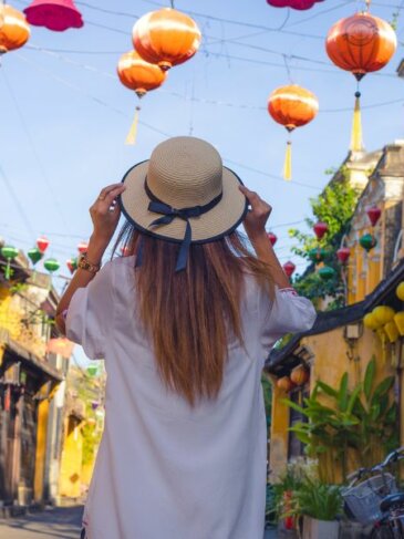 Walking through old town, Hoi An, Vietnam - Travel Deals from the USA - Wake Up Here