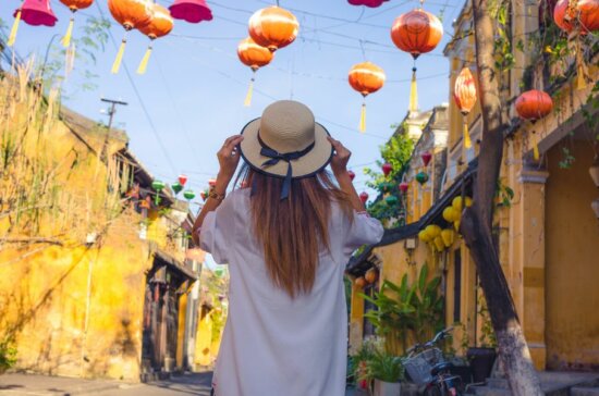 Walking through old town, Hoi An, Vietnam - Travel Deals from the USA - Wake Up Here