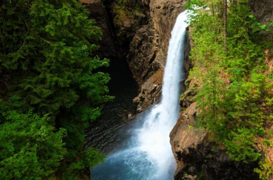 Elk Falls at Campbell River, Canada - Travel Deals from the USA - Wake Up Here